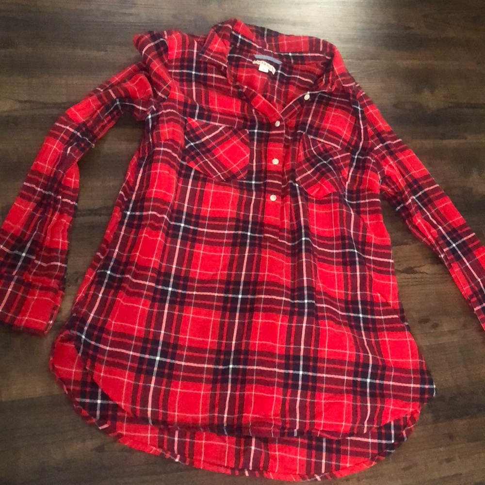 Merona plaid long sleeve